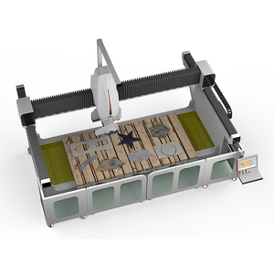 Marmor-Granit 5-Achsen-Brückensäge Steinschneid- und Poliermaschine mit 18,5W Motorleistung 3200mm Max. Länge für Küchenarbeitsplatten - Product Image 1