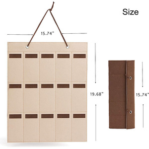 Cross-border dressing room wall hanging bag, multi-functional sunglasses display <b>box</b>, sunglasses storage bag, eyeglass - Product Image 4