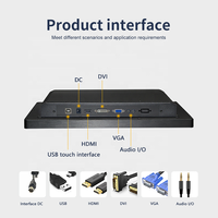 Panneau PC polyvalent de 10.1 pouces Ordinateur à écran tactile industriel à écran plat intégré tout en un Matériau en tôle pure