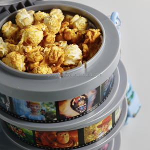 Benutzer definierte 3D Kunststoff Cartoon Popcorn Eis Candy Vessel Container, 130oz 170 oz Kino Nacht kino Popcorn Box Tubs