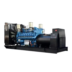 Global warranty easy spare parts 1600kw electronic generator genset 2000kva 2mva diesel generator price