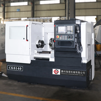 Tour à métaux CNC de précision CK6140 avec contrôleur GSK/FAUNCO, tour CNC à banc plat