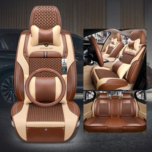 Housses de siège de voiture universelles imperméables de haute qualité YLC 2025, personnalisées, quatre saisons, en cuir, ensemble complet de 5 pièces - Product Image 5