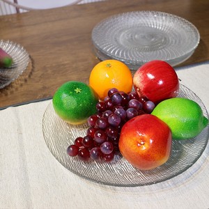 Plato de Vidrio Transparente Ecológico Hecho a Mano para Aperitivos, Bandeja de Frutas para el Hogar, Plato para Café de Oficina, Plato para Guardar Nueces, Semillas de Girasol - Product Image 2