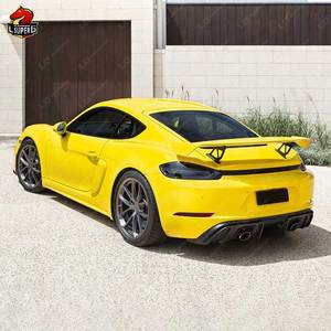 Ricambi <span class=keywords><strong>Auto</strong></span> metà fibra di carbonio GT4 stile diffusore posteriore per <span class=keywords><strong>Porsche</strong></span> Cayman <span class=keywords><strong>718</strong></span> - Product Image 5