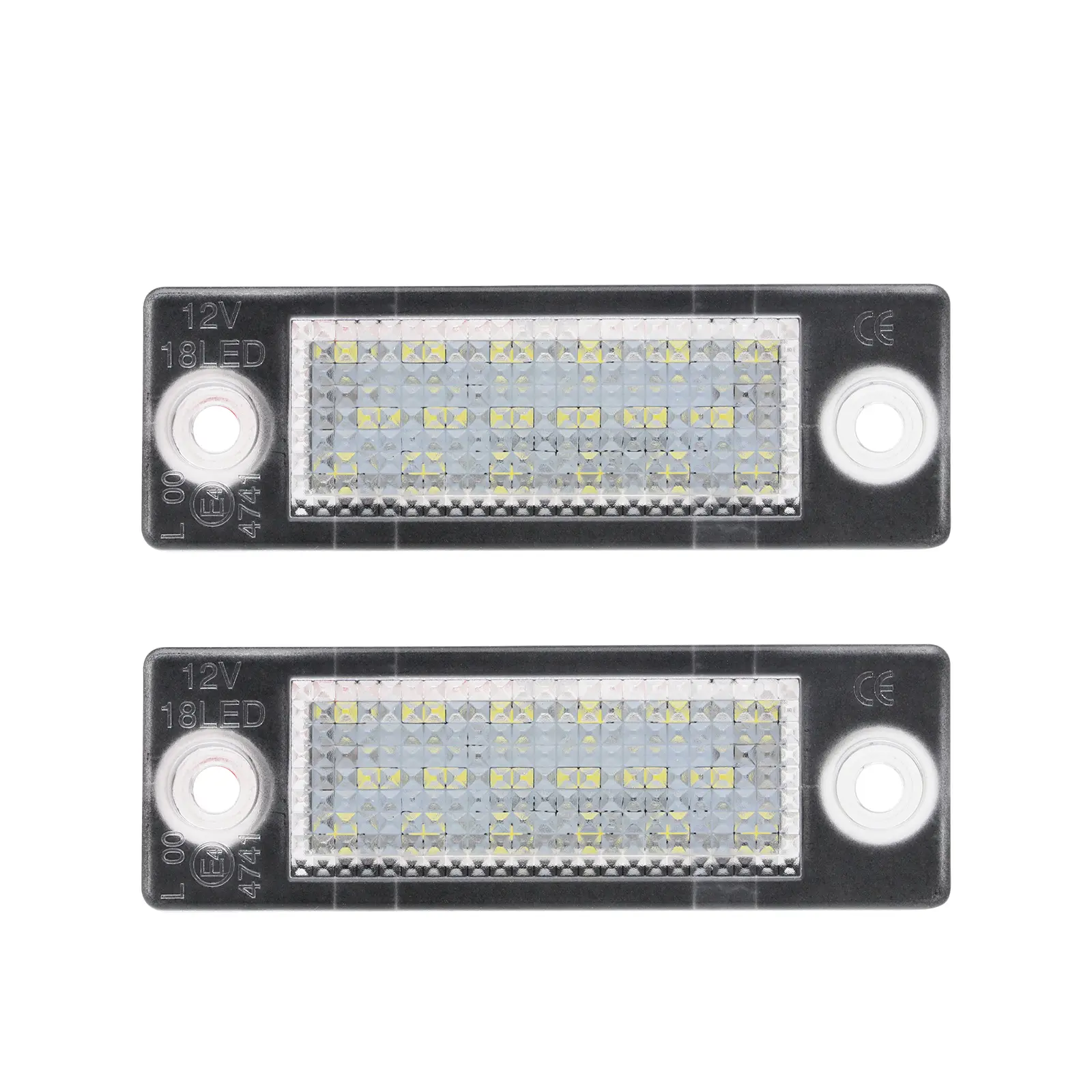 Luz de led da placa de licença para skoda octavia 04-08, fabricação de shenzhen, e-mark, luz de led, número de licença, matrícula