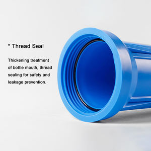 20 "पूरे घर के पानी की शुद्धि के लिए फिल्टर पोत, पारदर्शी पॉलीप्रोपाइलीन कटोरे, तलछट कार्बन आयरन मैंगनीज फिल्टर के लिए - Product Image 3