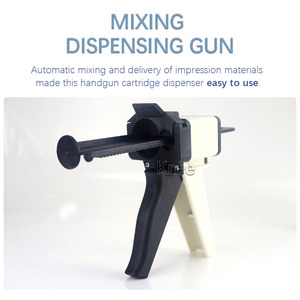 Puntas de Tubo de Mezcla para Impresiones Dentales, Dispensador Universal, Pistola Dispensadora de Silicona, Herramientas de Odontología 1:1 <span class=keywords><strong>4</strong></span>:1 - Product Image 2