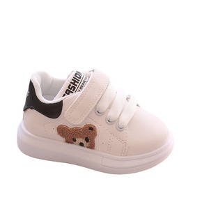 Chaussures pour enfants légères et respirantes, baskets blanches pour enfants, chaussures d'école blanches pour enfants - Product Image 5