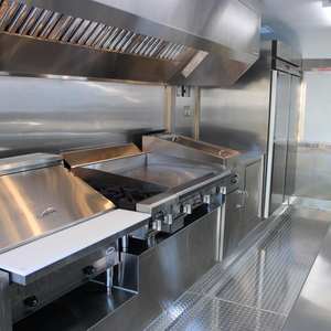 Remorque alimentaire mobile personnalisée de style américain, chariot à glaces, à snacks et à bonbons, fourgon de <span class=keywords><strong>concession</strong></span>, camion de restauration, résistant à la rouille - Product Image 5