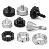 Pièces en aluminium anodisé usinées sur commande par CNC, boutons, pieds, entretoises et composants en laiton usinés avec précision sur tour