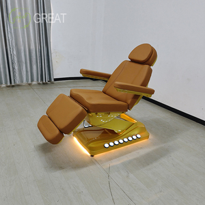 Modern Salon Beauty Bed With LED Adjustable Backrest Professional Spa Facial Bed for Luxury Salons - Product Image 5
