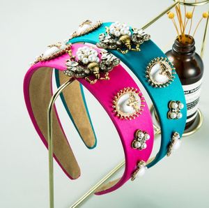 Serre-tête abeille en cristal baroque et perles, style européen et américain, accessoire de mariage pour femme, idéal pour les boutiques de détail - Vente chaude - Product Image 2