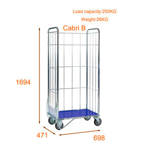 700x500xH1700 <span class=keywords><strong>chariot</strong></span> <span class=keywords><strong>de</strong></span> rangement <span class=keywords><strong>en</strong></span> métal cage <span class=keywords><strong>chariot</strong></span> à <span class=keywords><strong>linge</strong></span> conteneur métallique <span class=keywords><strong>chariot</strong></span> à <span class=keywords><strong>linge</strong></span> <span class=keywords><strong>en</strong></span> acier pour blanchisserie hôpital - Product Image 6