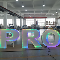 Lettres lumineuses LED de 4 pieds pour fêtes et mariages