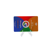 Carte-cadeau de haute qualité pour les médias sociaux, carte de commentaires Google, carte de visite NFC sans contact