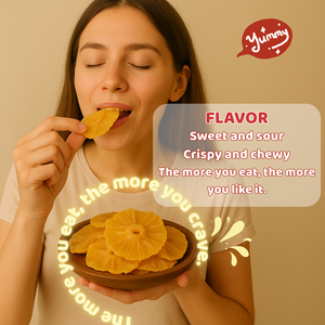 Calidad Premium AD Freeze Piña Rebanadas grandes A granel Suelto Embalaje al por mayor Sabor natural original Sabor dulce No - Product Image 5