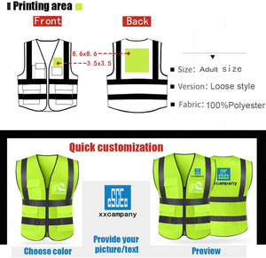 Áo phản quang màu hồng dành cho nữ, in logo tùy chỉnh, nhà cung cấp áo phản quang Trung Quốc - Product Image 6