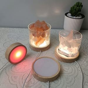 Luz de noche personalizada con nombre, marco de fotos de <span class=keywords><strong>canciones</strong></span>, Base de madera, luz acrílica, regalo con luz mate - Product Image 1