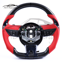 Volant en fibre de carbone véritable à fond plat en forme de D pour Chevrolet Camaro 2010-2011 LS LT RS SS