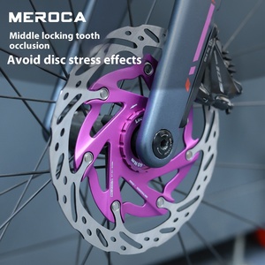 MEROCA XR 140/160mm dağ bisikleti fren balatası merkezi kilit/Centerlock <span class=keywords><strong>Rotor</strong></span> çelik malzeme yol bisiklet fren diski ped boyutu - Product Image 6
