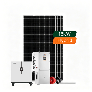 Kit de Sistema Solar Conectado a la Red de 15 kVA, Plug and Play, para Respaldo Híbrido Doméstico de 20 kW, FJ-SS-10kW-30kW, Reducción de Costos Operativos Comerciales - Product Image 1