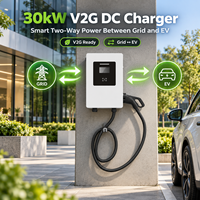 EVEGO Nouveau chargeur mural bidirectionnel V2G DC 30 kW pour flotte de véhicules électriques avec câble de 5 m
