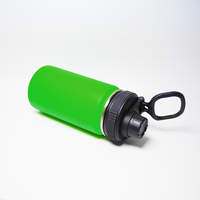 Bouteille de boisson à double paroi avec logo de couleur personnalisé bouteille d'eau thermique en acier inoxydable pour le sport bouteille d'eau à large ouverture pour l'extérieur