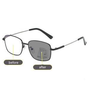 Gafas de Lectura Progresivas Multifocales Fotocromáticas de Titanio con Memoria para Hombre, Moda 2025, Venta al Por Mayor - Product Image 2