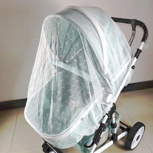 <span class=keywords><strong>Mosquitera</strong></span> portátil para cochecito de bebé, cubierta completa y media de nailon, Color blanco, azul y rosa - Product Image 4