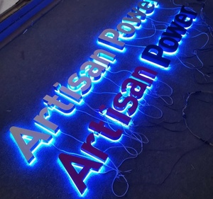 Đèn Led Có Đèn Nền Bằng Thép Không Gỉ Cho Nhà Khách Biển Số Phòng Khách Sạn Đèn Led Số Nhà - Product Image 3