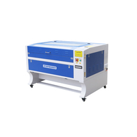 Machine de découpe laser CNC miniature à refroidissement par eau 6090 CO2 haute précision avec transmission HIWIN et prise en charge IA pour la découpe du bois et du caoutchouc