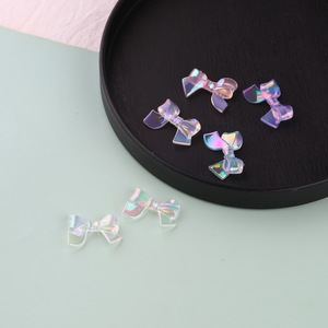 Accessoires pour coque de téléphone en résine transparente Aurora 3D Bow 24x33mm, Décoration artisanale DIY, Printemps 2024, Origine Yiwu - Product Image 3