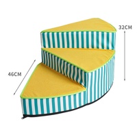BLOBLO Haustiertreppe für Hunde zum Erreichen des Sofas Ältere und Kleine Hunde Abnehmbar Waschbar Atmungsaktiv Für Alle Jahreszeiten