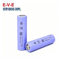 Baterai EV E 30PL 18650 3.6V 3000mah 60A Discharge Silinder Isi Ulang Lithium Ion Baterai Lithium Berdaya Tinggi