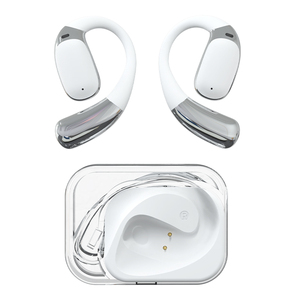 OWS transparente para auriculares <span class=keywords><strong>Bluetooth</strong></span>, auriculares sobre la oreja, traductor de voz AI, batería LED, tipo colgante de oreja abierta - Product Image 4