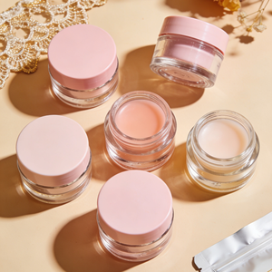 Contenants cosmétiques en verre à paroi épaisse et solide, au design moderne, parfaits pour les baumes de soin et les produits de soin de la peau pour salons. - Product Image 3