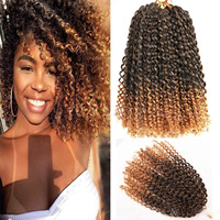 Produit phare pour l'exportation : Perruque courte bouclée modèle Baby Mary, cheveux pour crochet et tricot, double trame, 150g, haute densité