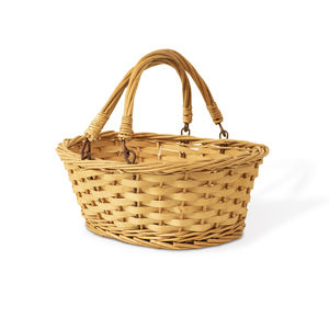 JY piccolo naturale selvaggio carino <span class=keywords><strong>fiori</strong></span> di stoccaggio rotondo grande salice <span class=keywords><strong>cesto</strong></span> di <span class=keywords><strong>vimini</strong></span> con manico in movimento decorazione per la famiglia bianca - Product Image 1