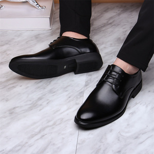 Chaussures en cuir PU pour hommes, <span class=keywords><strong>grande</strong></span> <span class=keywords><strong>taille</strong></span> 44, style britannique, tendance, pour costumes d'affaires, vente chaude, fabrication ODM - Product Image 4