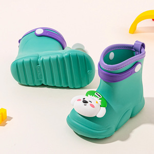 Bottes <span class=keywords><strong>de</strong></span> <span class=keywords><strong>pluie</strong></span> personnalisées <span class=keywords><strong>de</strong></span> nouvelle conception pour garçons et enfants, super résistantes à l'usure, durables, imperméables, en caoutchouc, faible MOQ, bottes <span class=keywords><strong>de</strong></span> <span class=keywords><strong>pluie</strong></span> en EVA - Product Image 4