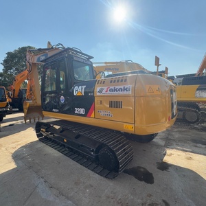 Excavatrice hydraulique d'occasion Caterpillar 20 tonnes CAT320D, durable et populaire pour projets municipaux, avec moteur et pompe fabriqués au Japon - Product Image 2