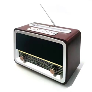 Vofull <span class=keywords><strong>Radio</strong></span> de Madera con Esfera Giratoria, Bajo Fuerte, FM, AM, Southwestern, Retro, Vintage, de Mesa, de Estilo Vintage, con Esfera - Product Image 4