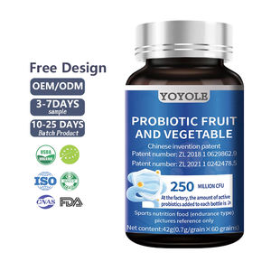 Kapsul probiotik tidak berbau mendukung Formula dukungan sayuran buah meningkatkan pencernaan - Product Image 2