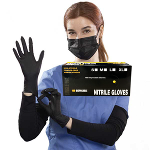 Commercio all'ingrosso trucco tinture per <span class=keywords><strong>capelli</strong></span> tatuaggio <span class=keywords><strong>blu</strong></span> <span class=keywords><strong>nero</strong></span> bianco viola rosa Spa salone di bellezza 9 pollici senza polvere guanti di Nitrile - Product Image 1