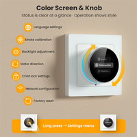 Bouton intelligent pour rideau 2026, interrupteur Wi-Fi, panneau tactile, commande vocale/à distance, compatible avec l'application Tuya Smart Life, produits pour maison intelligente, OEM