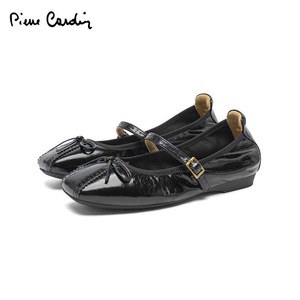 Chaussures pour femmes de la marque <span class=keywords><strong>Pierre</strong></span> Cardin, nouvelles chaussures Mary Janes en cuir véritable, style rétro, baskets antidérapantes, chaussures de marche lumineuses - Product Image 1