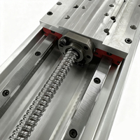 GAOGONG GCH10 Módulo Lineal CNC de Precisión, Mesa Deslizante con Husillo de Bolas de Aluminio, Motor, Carrera de 100-800mm, Plataforma de Movimiento con Guía Lineal