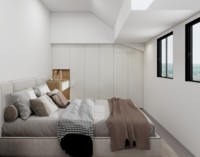Armario de Lujo para Dormitorio, Mueble de Madera Maciza con 2 Puertas, Armario de Madera Personalizado para Zapatos, Sistema de Almacenamiento con Puerta de Madera