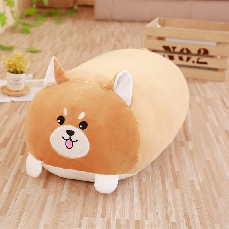 Greenmart Custom Plush Toy Throw Pillow Soft Animal Shiba Dog Cat
